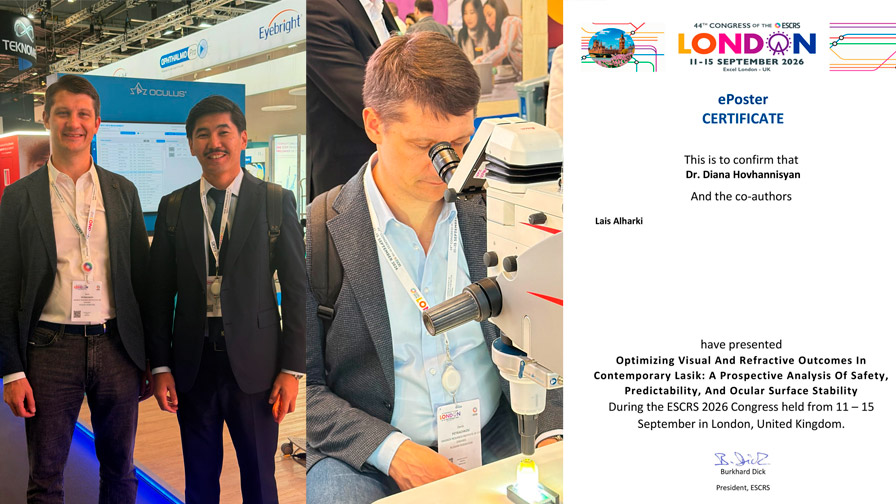 конгрессе ESCRS 2026 в Лондоне